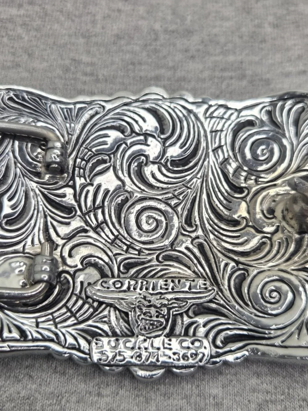 Corriente Buckle Co Quincy Davis Large 2025 Rodeo Trophy Belt Buckle